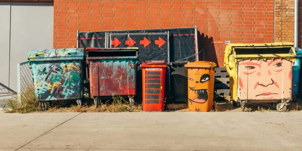 Bins, dumpsters, whatever you want to call 'em.